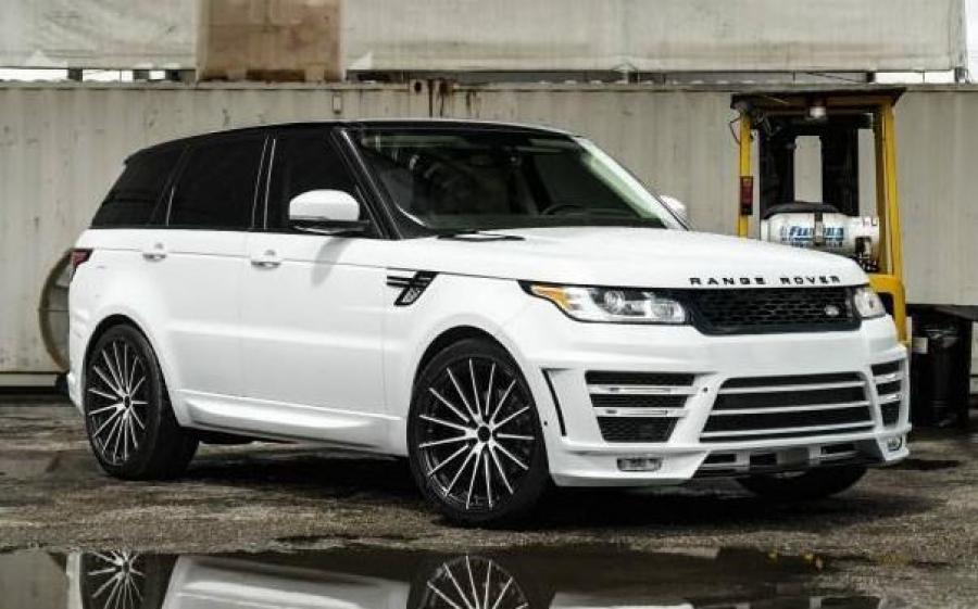 Land Rover Range Rover Sport White by MC Customs on Avant Garde Wheels '2018